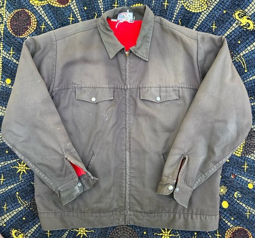 Brown dickies jacket with red - jacket,